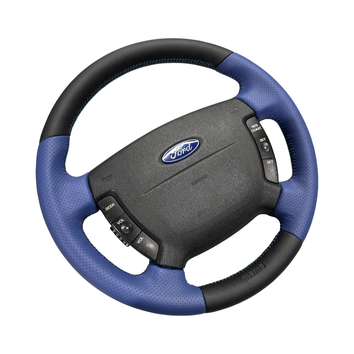 Ford FPV BA-BF Steering Wheel MOMO Blue/Black Leather
