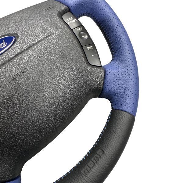 Ford FPV BA-BF Steering Wheel MOMO Blue/Black Leather