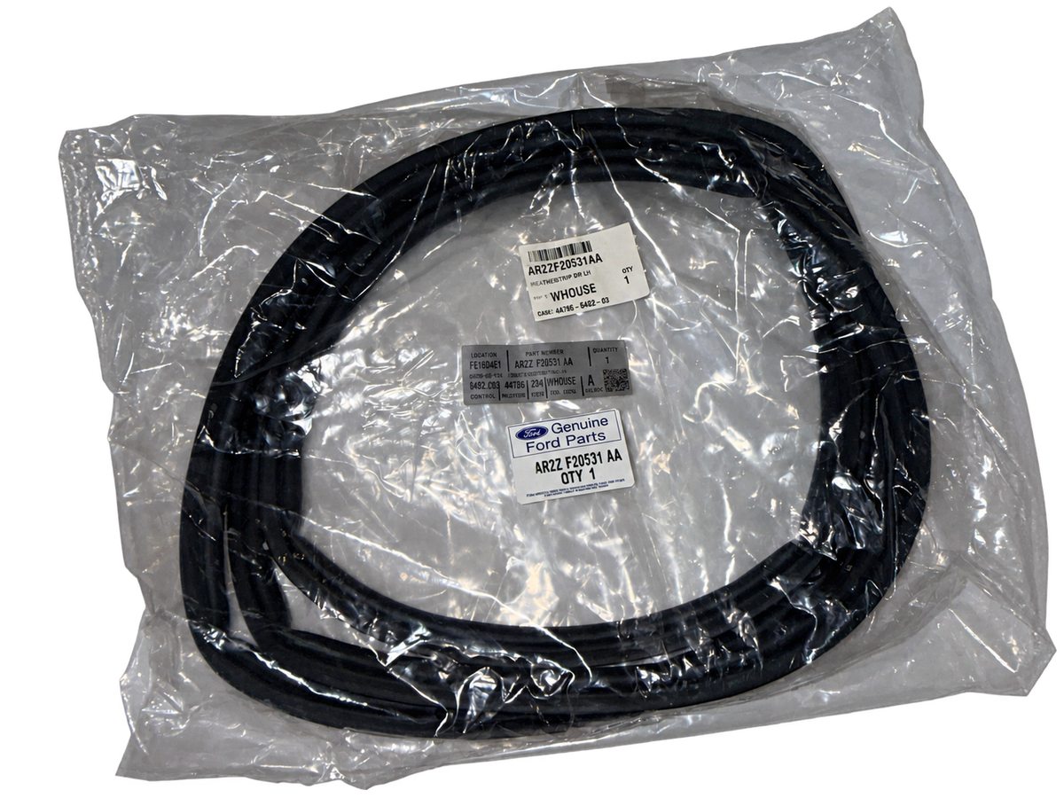 AR2ZF20531AA — Genuine Ford LH Front Door Opening Weatherstrip Seal