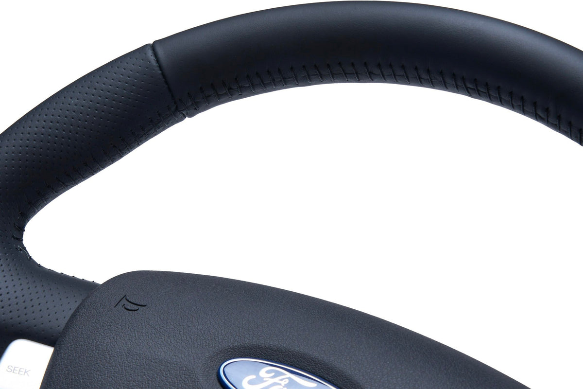 Retro Ford/FPV FG Falcon Steering Wheel – Black Leather OEM Style