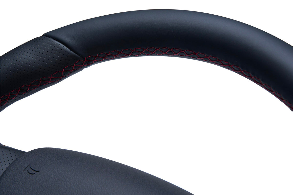 Retro Ford/FPV FG Falcon Steering Wheel – Black Leather OEM Style