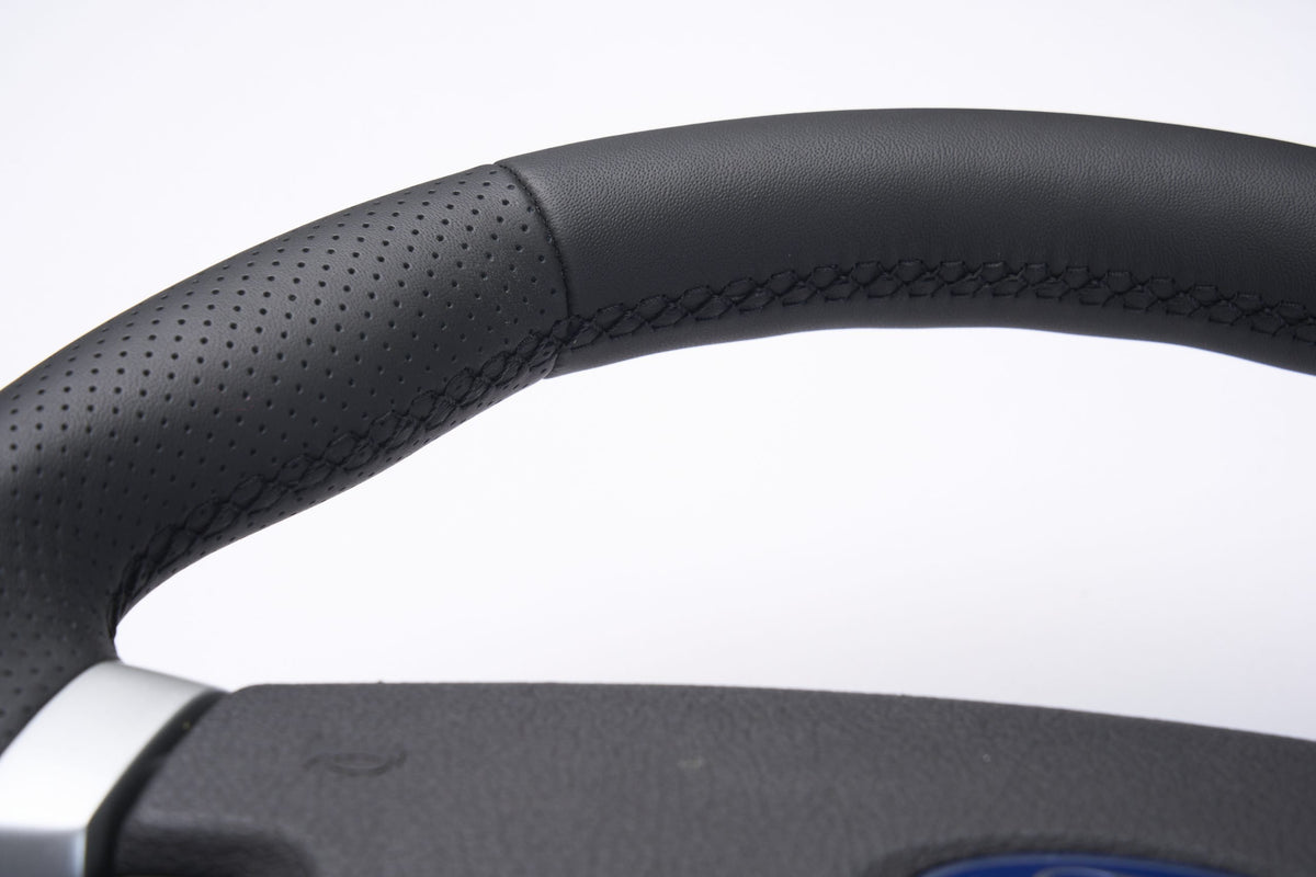Ford FPV BA/BF Steering Wheel Black Leather Perforated Sides