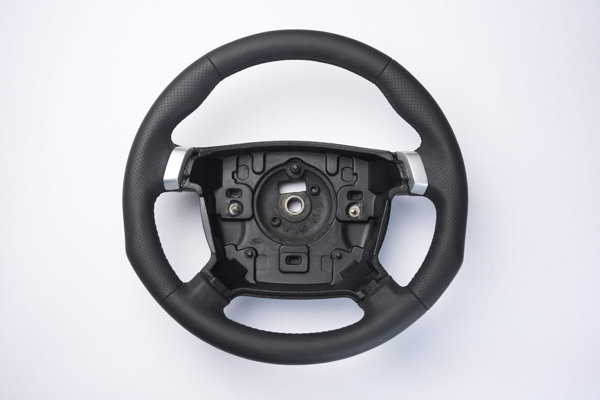 Ford FPV BA/BF Steering Wheel Black Leather Perforated Sides