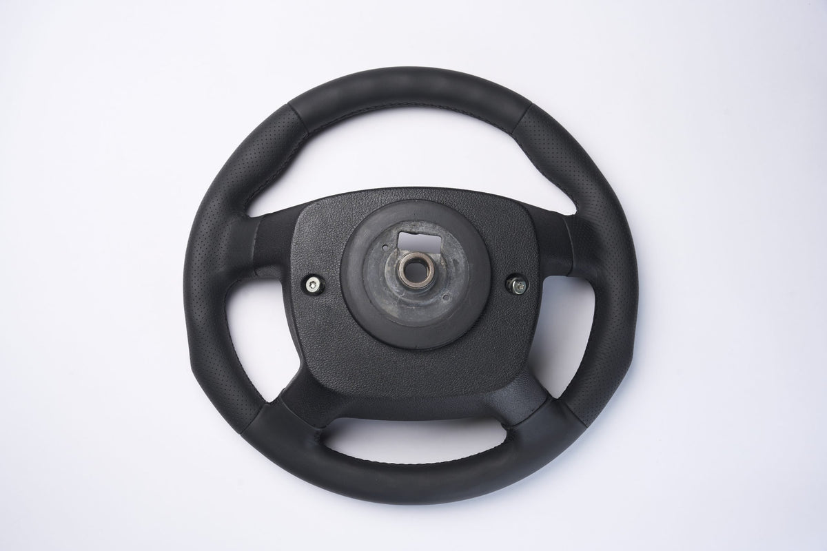 Ford FPV BA/BF Steering Wheel Black Leather Perforated Sides