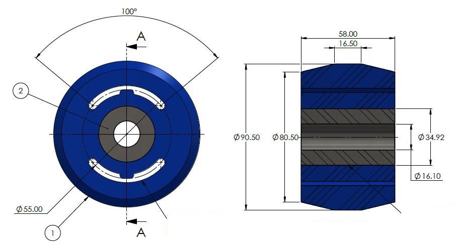 KIT241K – SuperPro Rear Differential Support Bush Kit