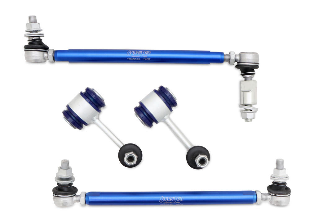 TRCLNKSET8 – SuperPro Front and Rear Sway Bar Link Kit