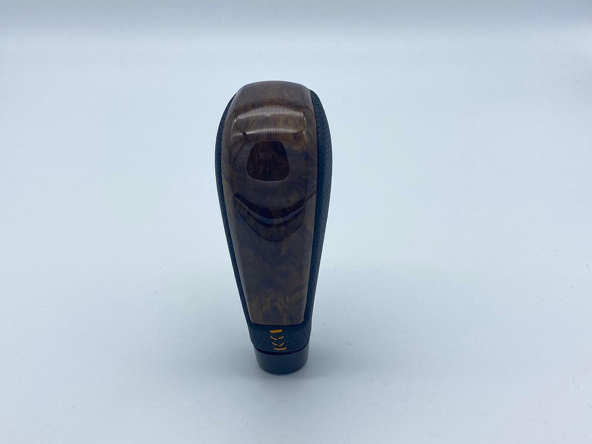 BA-BF Automatic Shifter – Black with Orange Stitching, Woodgrain Bezel
